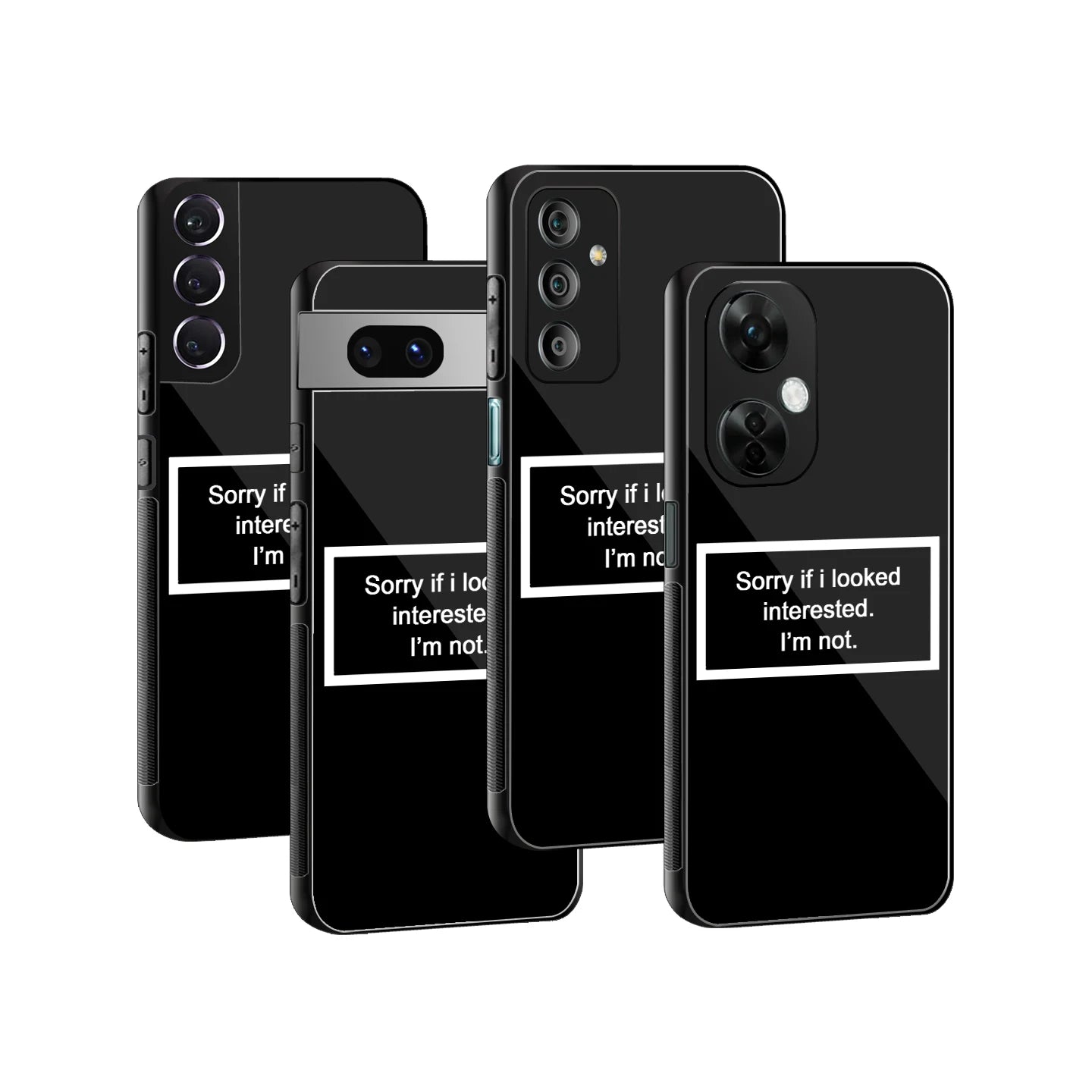 Stylish Glass Back Case for All Smartphones iPhone, Samsung, OnePlus, Pixel, Redmi, Oppo, Vivo, Motorola