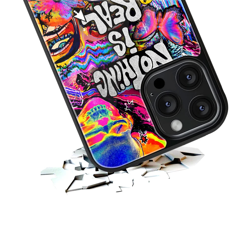Durable Glass Back Mobile Case for iPhone, Samsung, OnePlus, Google Pixel, Redmi, Vivo, Oppo