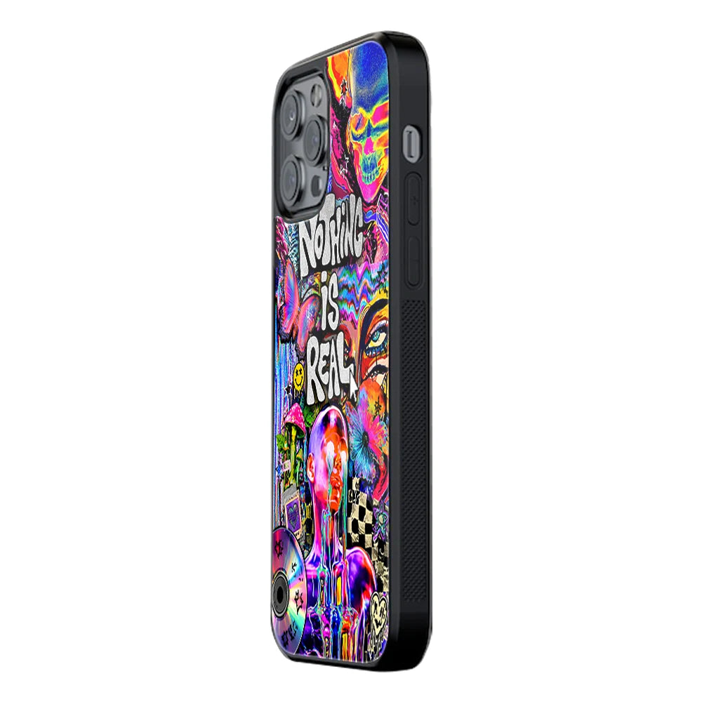 Trendy Glass Back Mobile Case for iPhone, Samsung, Redmi, OnePlus, Google Pixel, Motorola