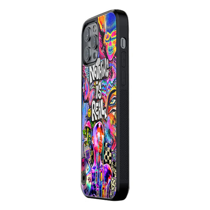 Trendy Glass Back Mobile Case for iPhone, Samsung, Redmi, OnePlus, Google Pixel, Motorola