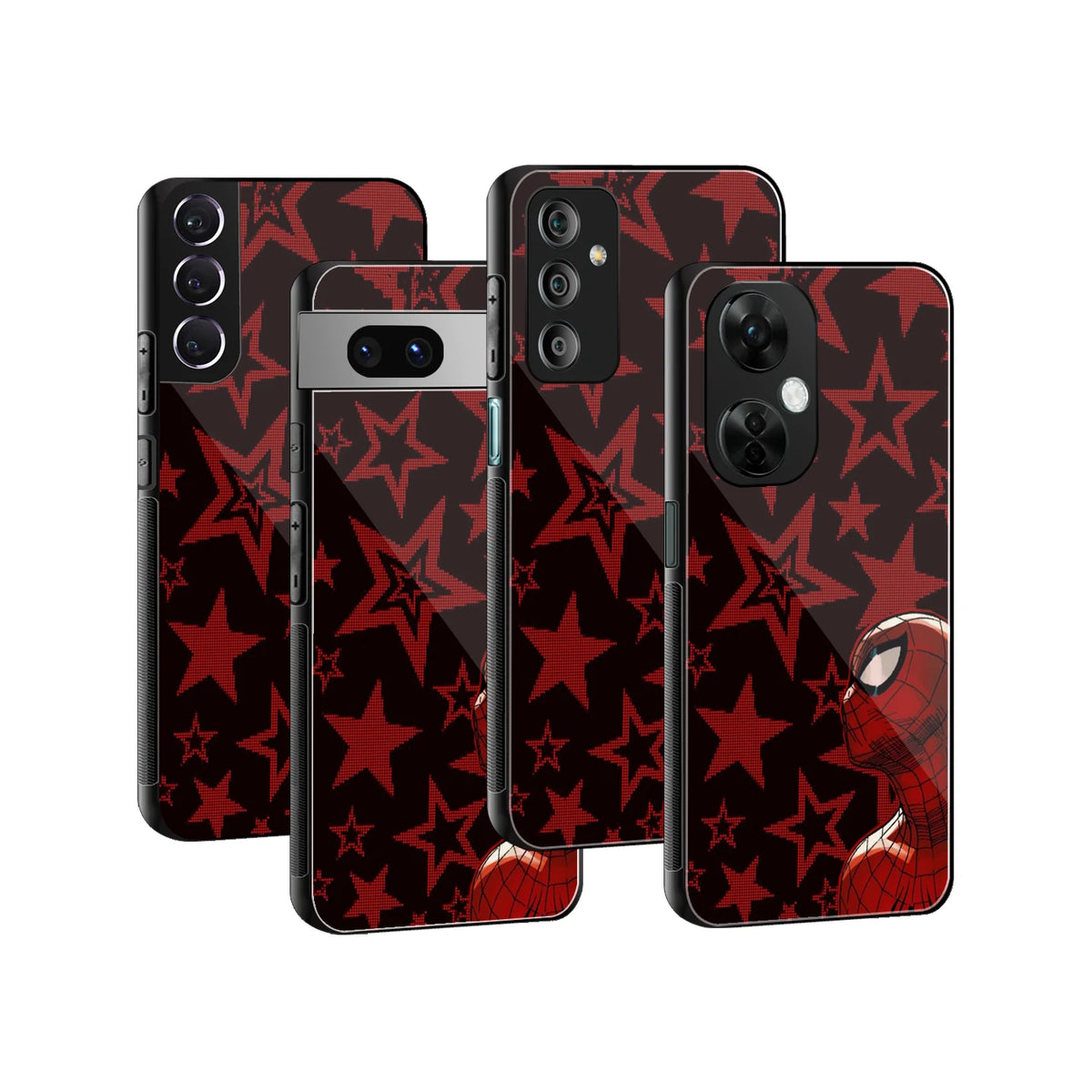 Stylish Glass Back Case for All Smartphones iPhone, Samsung, OnePlus, Pixel, Redmi, Oppo, Vivo, Motorola