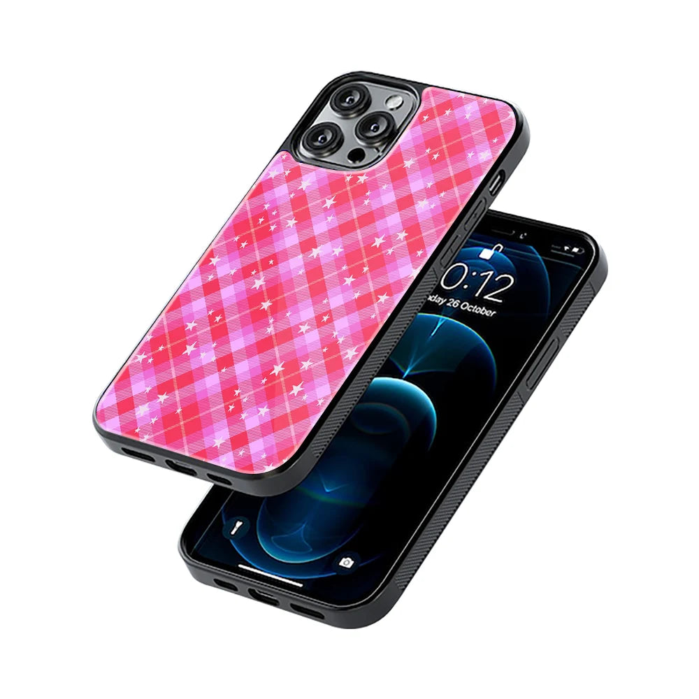 Protective Glass Back Phone Case Compatible with iPhone, Samsung, OnePlus, Pixel & More