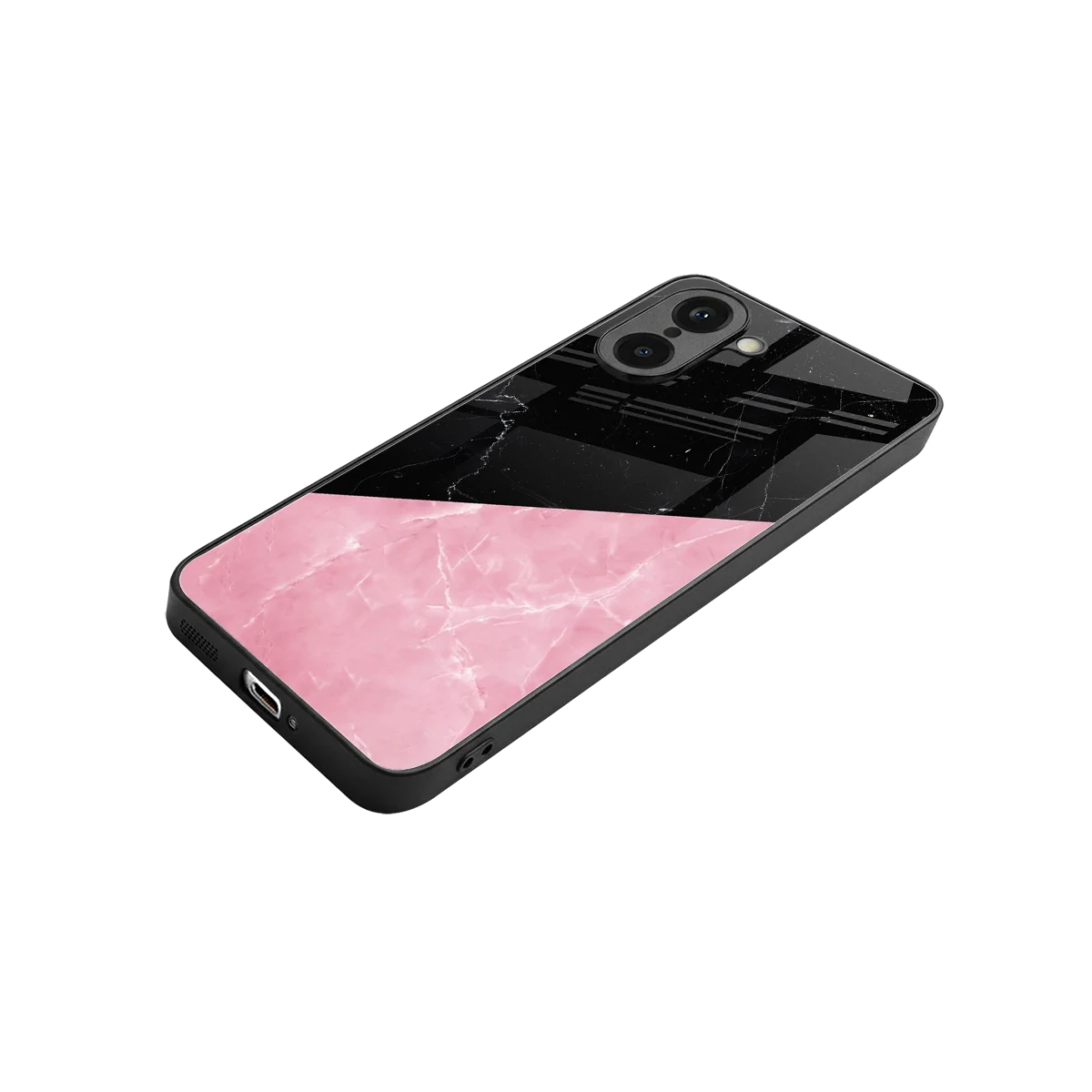 Obsidian Rose stylish phone case for oneplus nord ce5 5g | glossy glass and slim fit