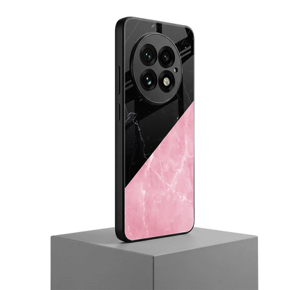Obsidian Rose oneplus 13 mobile cover | shockproof glass phone case