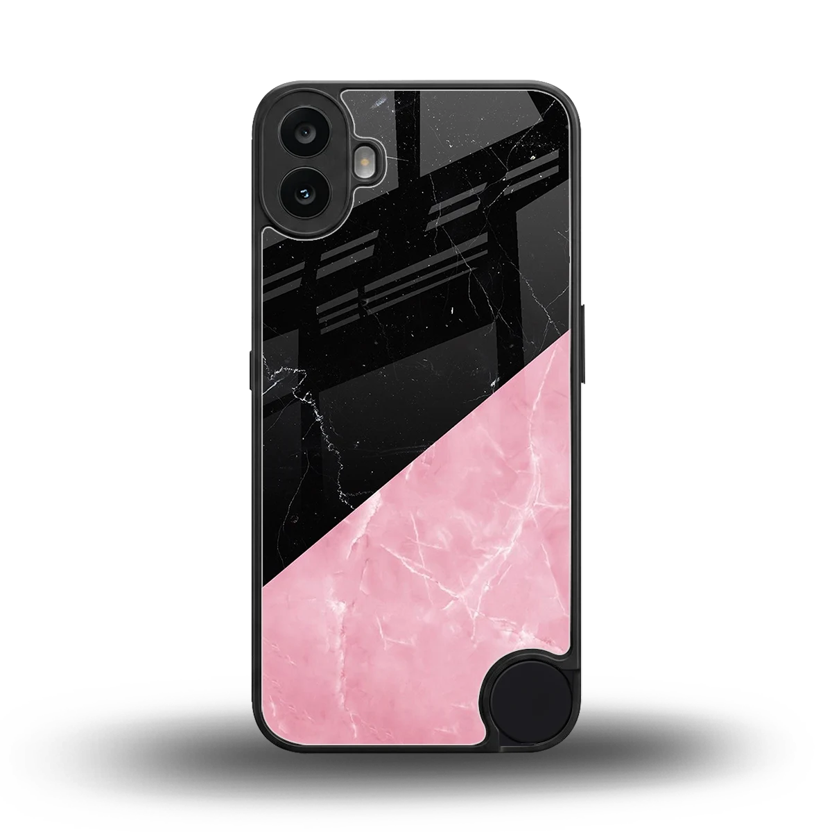 Obsidian Rose back phone cover | glass case for cmf nothing phone 1