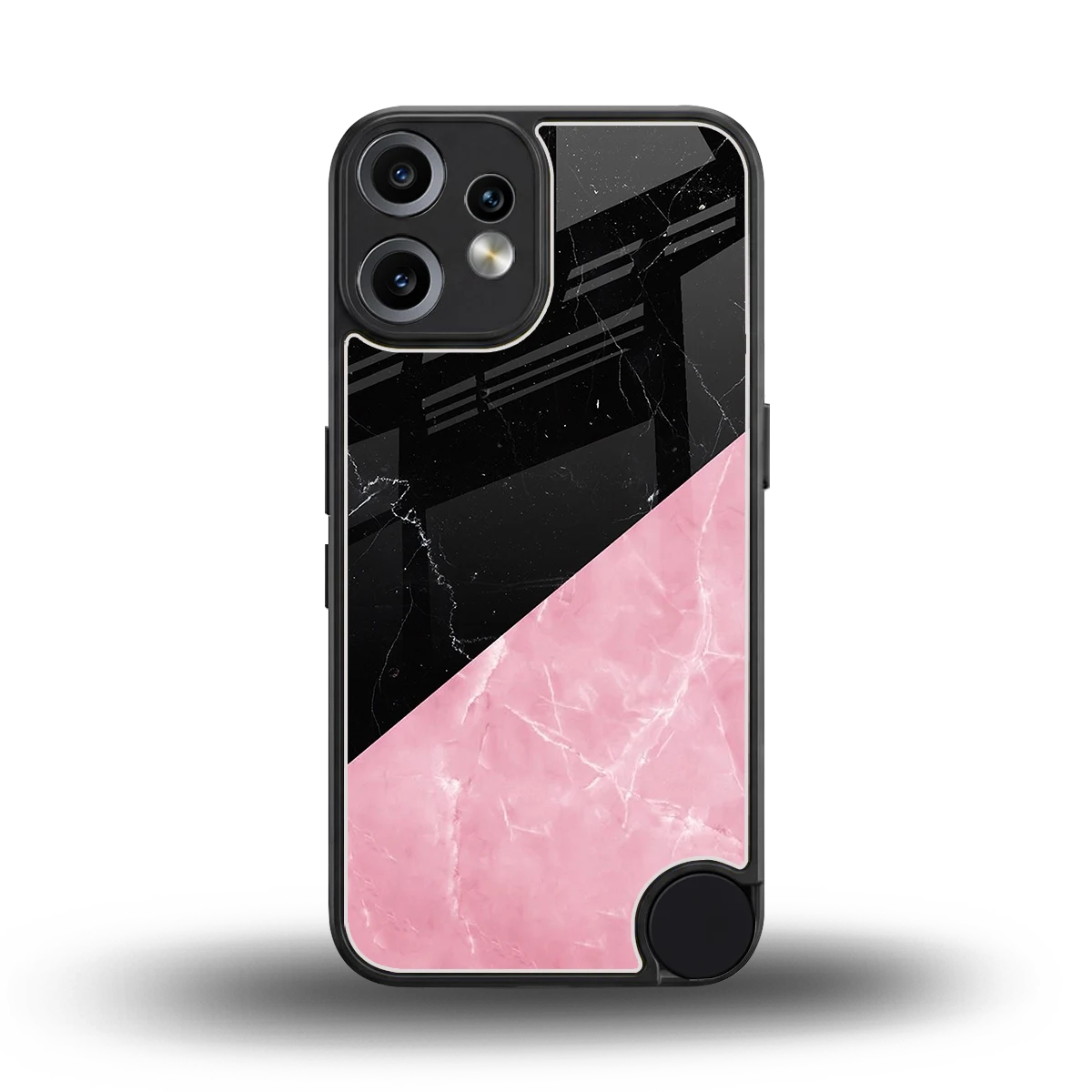 Obsidian Rose back phone cover | glass case for cmf nothing phone 2 pro