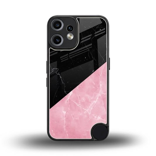 Obsidian Rose back phone cover | glass case for cmf nothing phone 2 pro