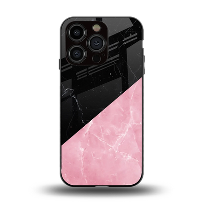 Obsidian Rose back phone cover | glass case for iphone 13 pro