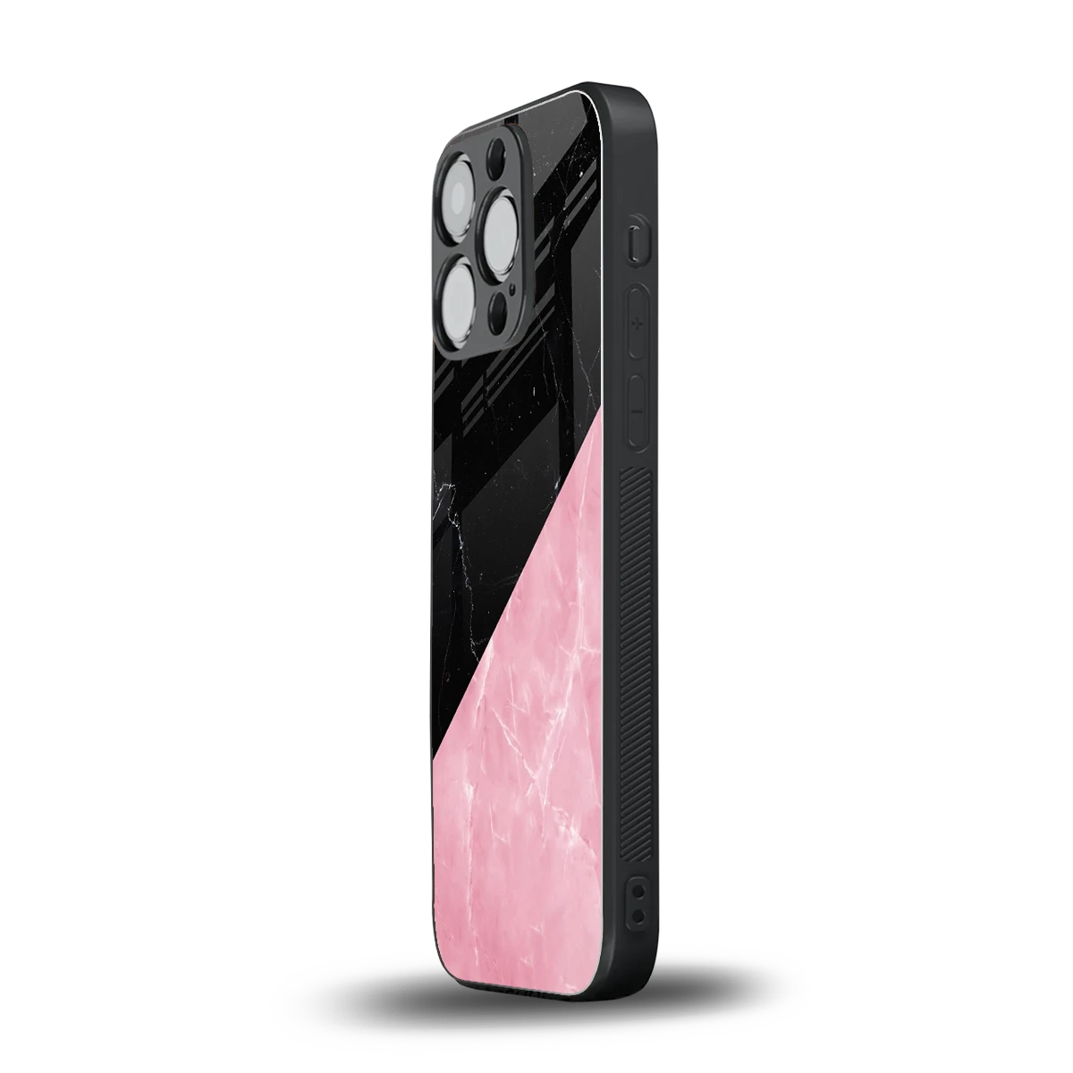 Obsidian Rose iphone 13 pro mobile cover | shockproof glass phone case