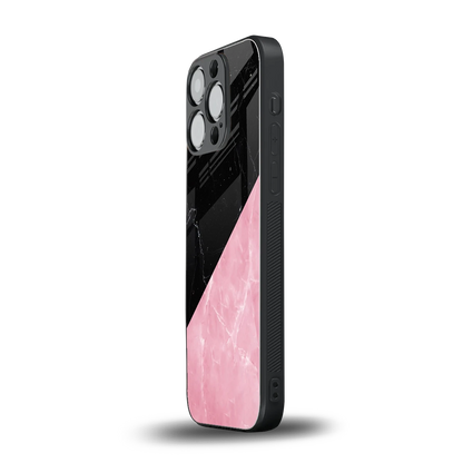 Obsidian Rose iphone 13 pro mobile cover | shockproof glass phone case