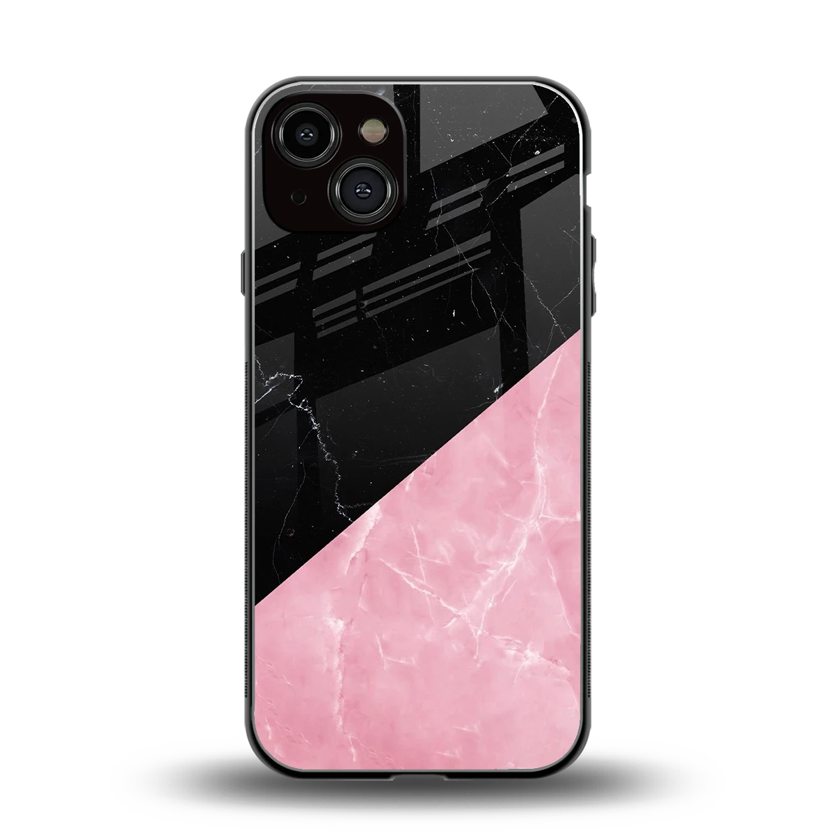 Obsidian Rose back phone cover | glass case for iphone 13