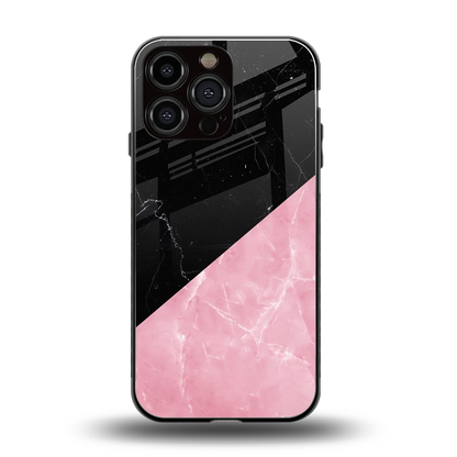 Obsidian Rose back phone cover | glass case for iphone 15 pro max