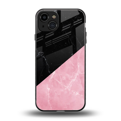 Obsidian Rose back phone cover | glass case for iphone 15