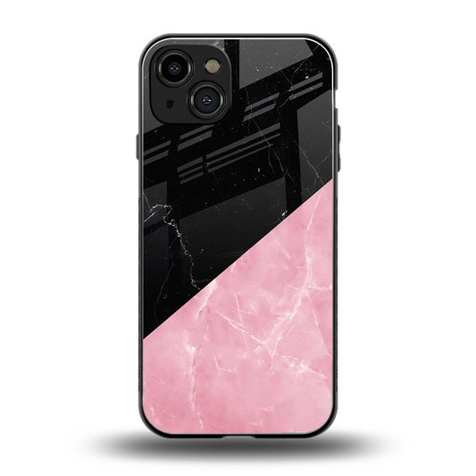 Obsidian Rose back phone cover | glass case for iphone 15