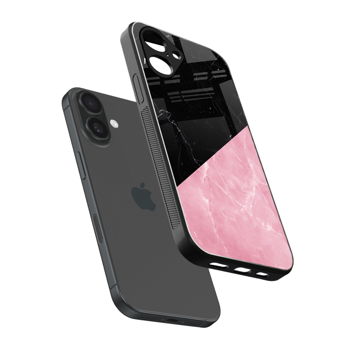 Obsidian Rose Phone Case for Iphone 16 | Glass Case