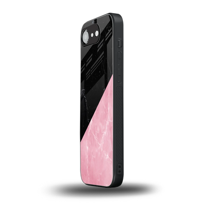 Obsidian Rose iphone 16e mobile cover | shockproof glass phone case