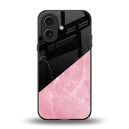 Obsidian Rose back phone cover | glass case for iphone 17