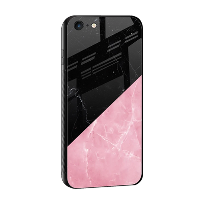 Obsidian Rose sleek iphone 6s cover with tempered glass back and TPU edges