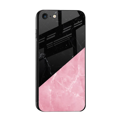 Obsidian Rose sleek iphone 7 cover with tempered glass back and TPU edges