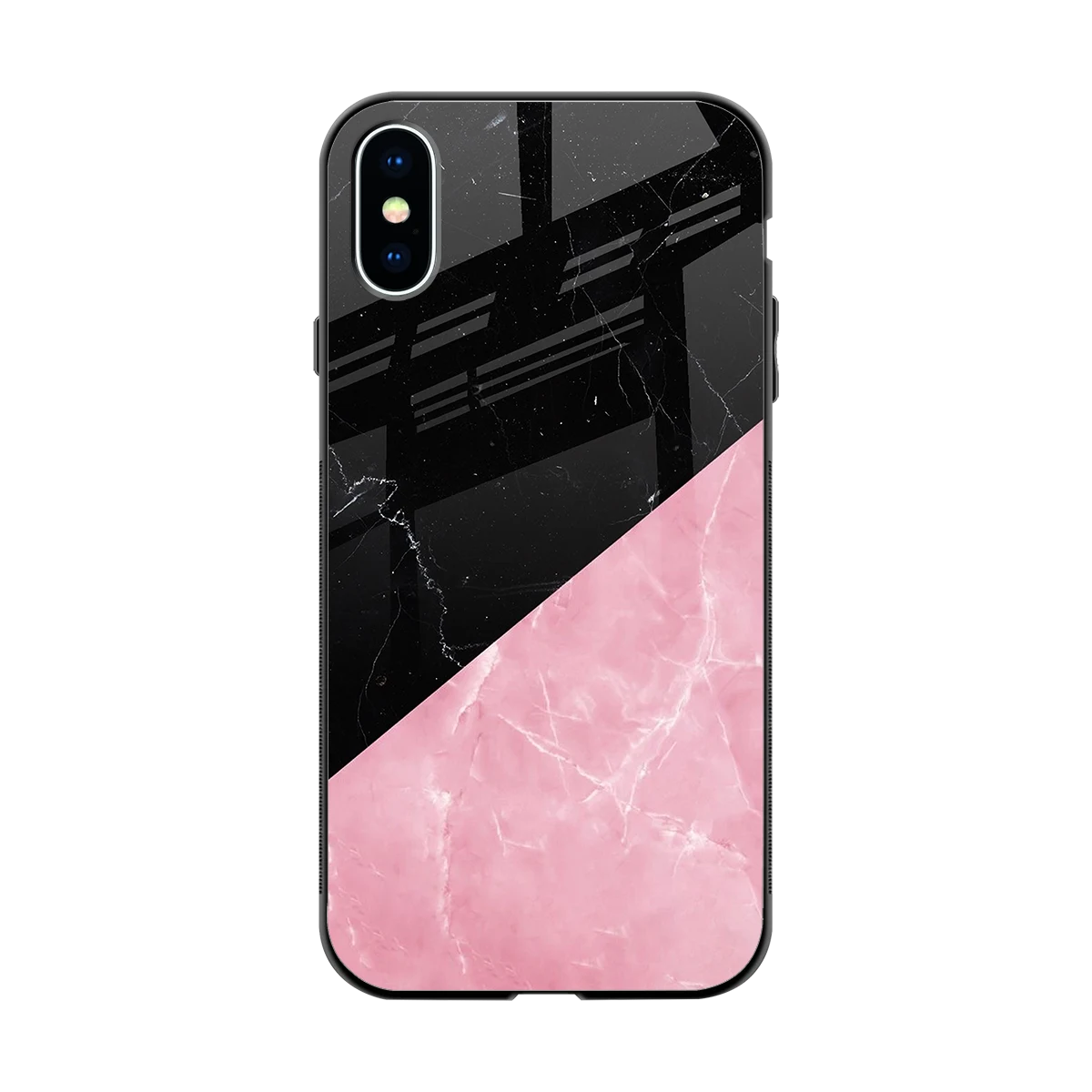 Obsidian Rose back phone cover | glass case for iphone x