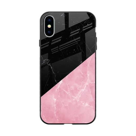 Obsidian Rose back phone cover | glass case for iphone x