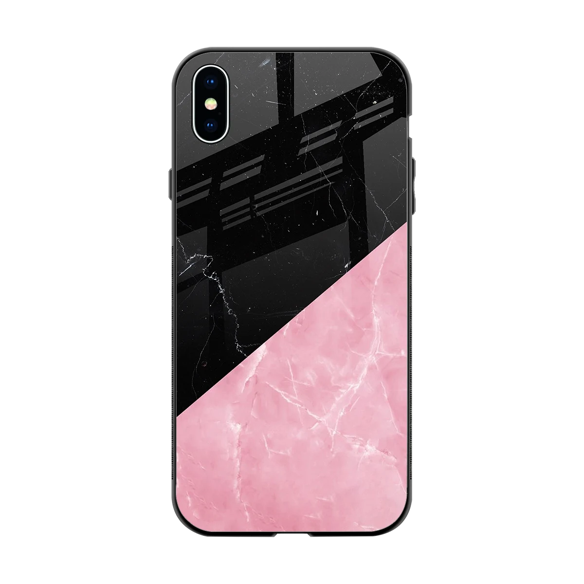 Obsidian Rose back phone cover | glass case for iphone xs max