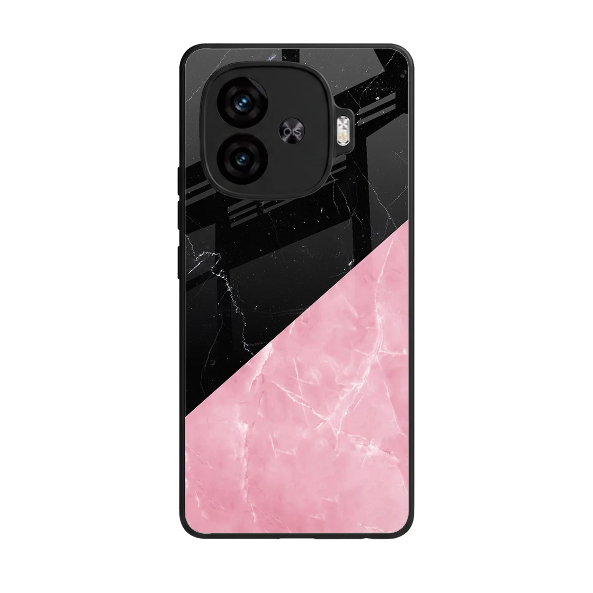 Obsidian Rose back phone cover | glass case for iqoo neo 10r 5g
