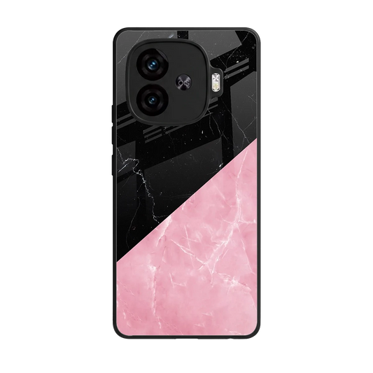 Obsidian Rose back phone cover | glass case for iqoo neo 10r 5g