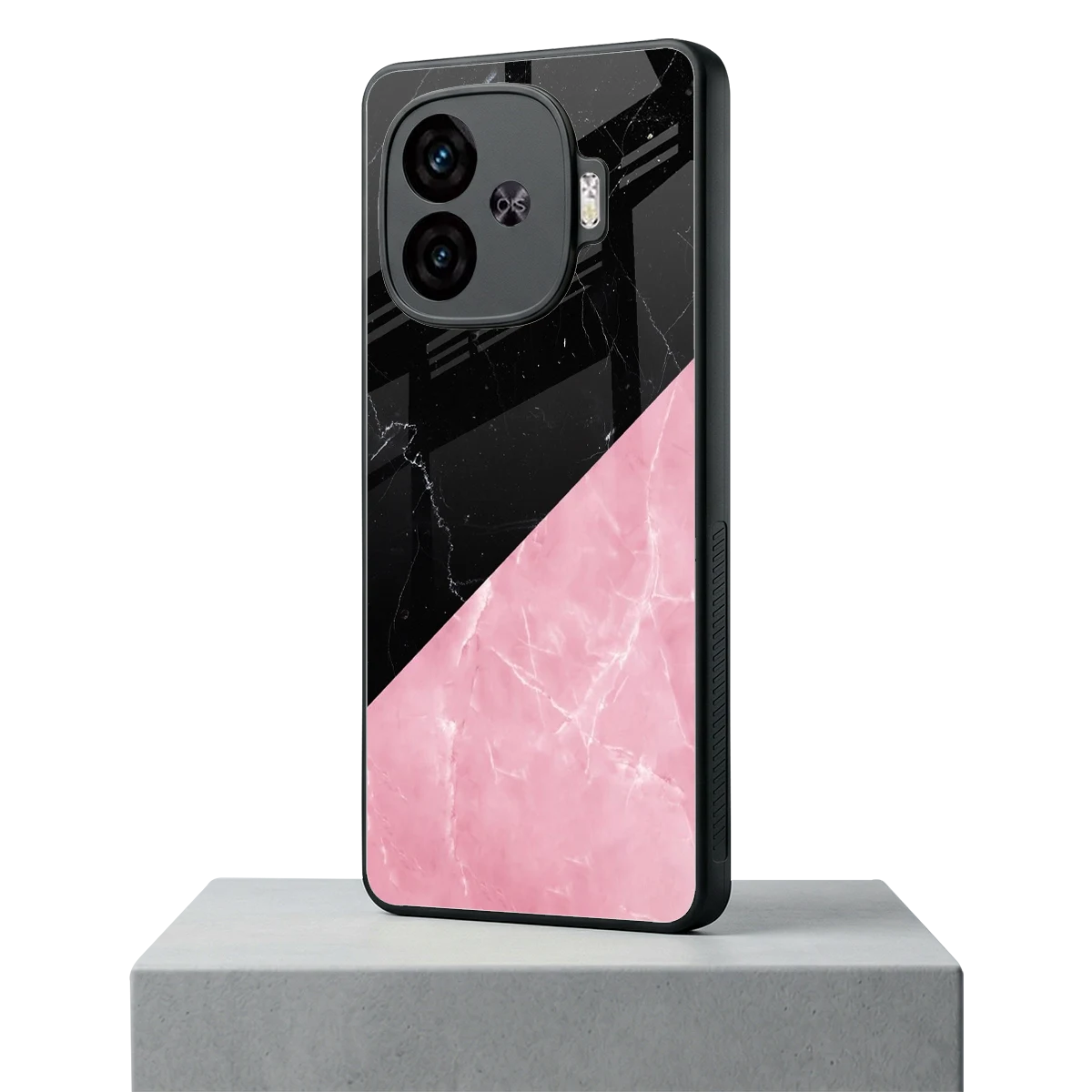 Obsidian Rose iqoo neo 10r 5g mobile cover | shockproof glass phone case
