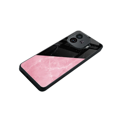 Obsidian Rose stylish phone case for iqoo neo 10r 5g | glossy glass and slim fit