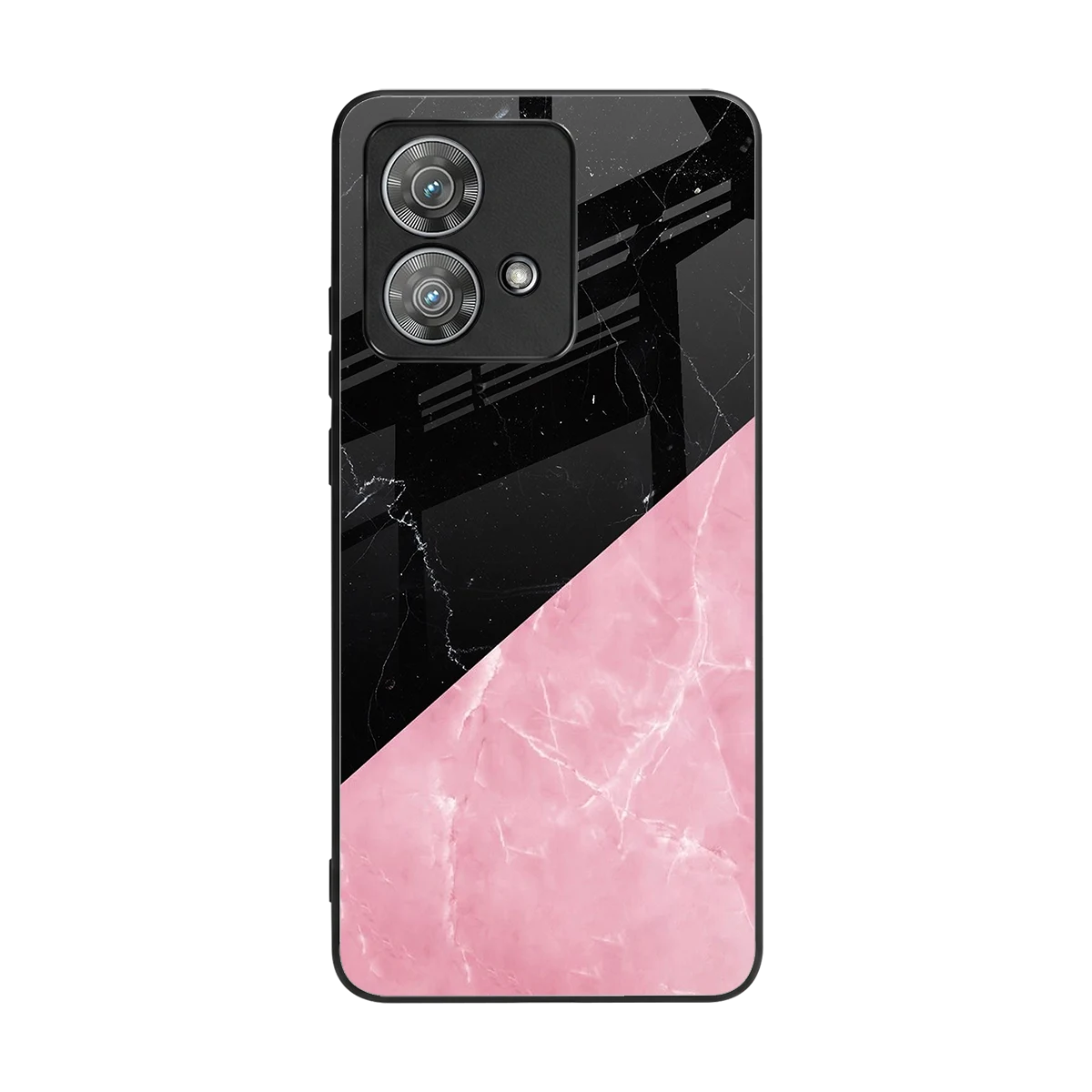 Obsidian Rose back phone cover | glass case for motorola edge 40 neo 5g