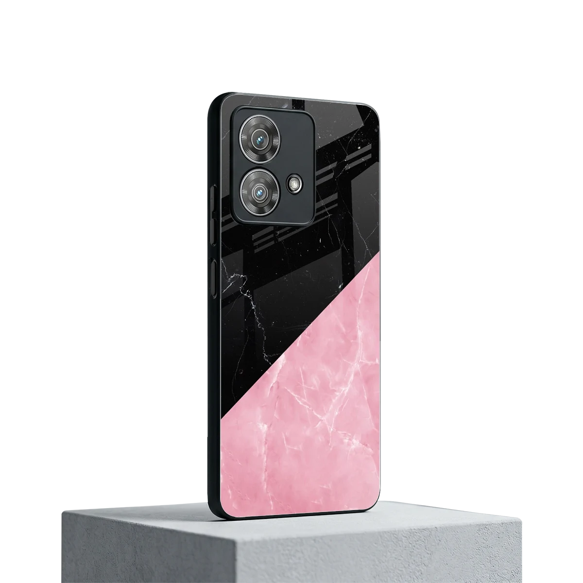 Obsidian Rose motorola edge 40 neo 5g mobile cover | shockproof glass phone case