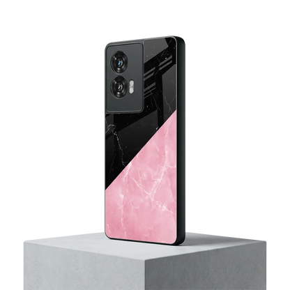 Obsidian Rose motorola edge 50 fusion mobile cover | shockproof glass phone case