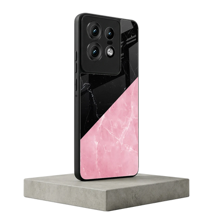 Obsidian Rose motorola edge 50 pro mobile cover | shockproof glass phone case