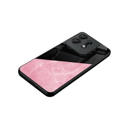Obsidian Rose stylish phone case for motorola edge 50 pro | glossy glass and slim fit