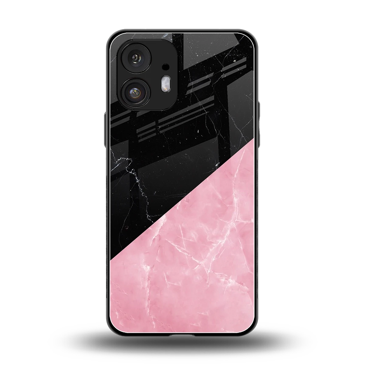 Obsidian Rose back phone cover | glass case for nothing phone 2