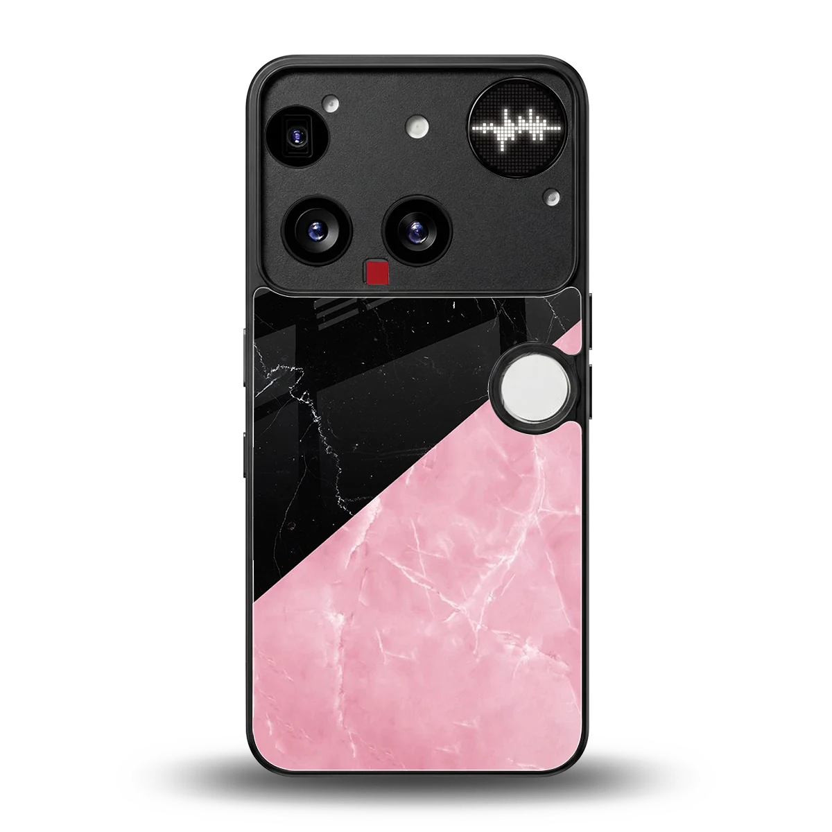 Obsidian Rose back phone cover | glass case for nothing phone 3