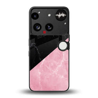 Obsidian Rose back phone cover | glass case for nothing phone 3