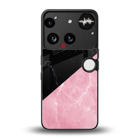 Obsidian Rose back phone cover | glass case for nothing phone 3