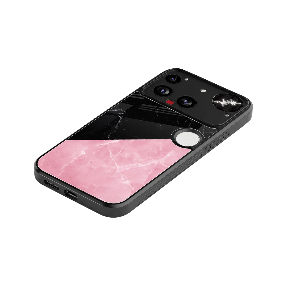 Obsidian Rose stylish phone case for nothing phone 3 | glossy glass and slim fit