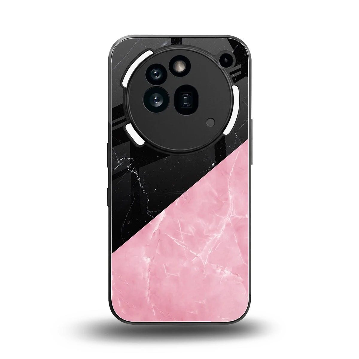 Obsidian Rose back phone cover | glass case for nothing phone 3a pro