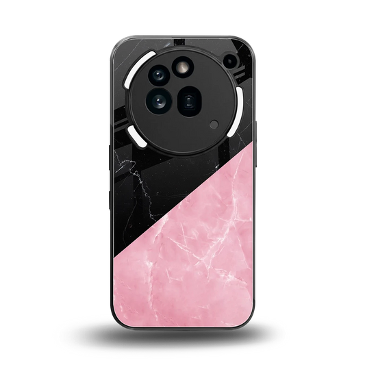 Obsidian Rose back phone cover | glass case for nothing phone 3a pro