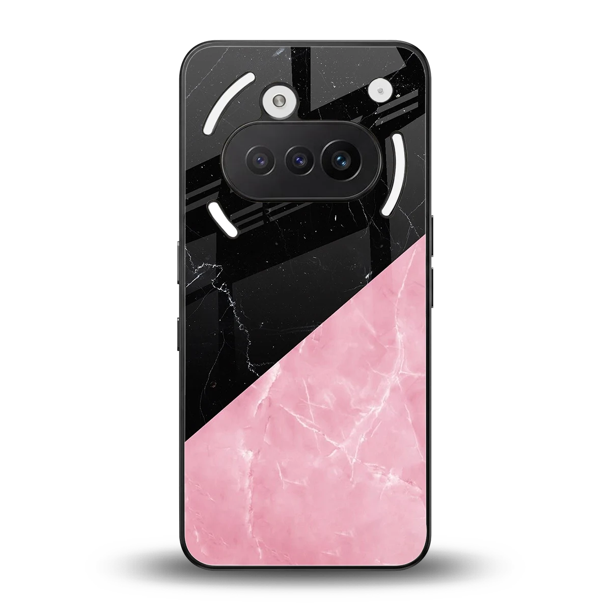 Obsidian Rose back phone cover | glass case for nothing phone 3a