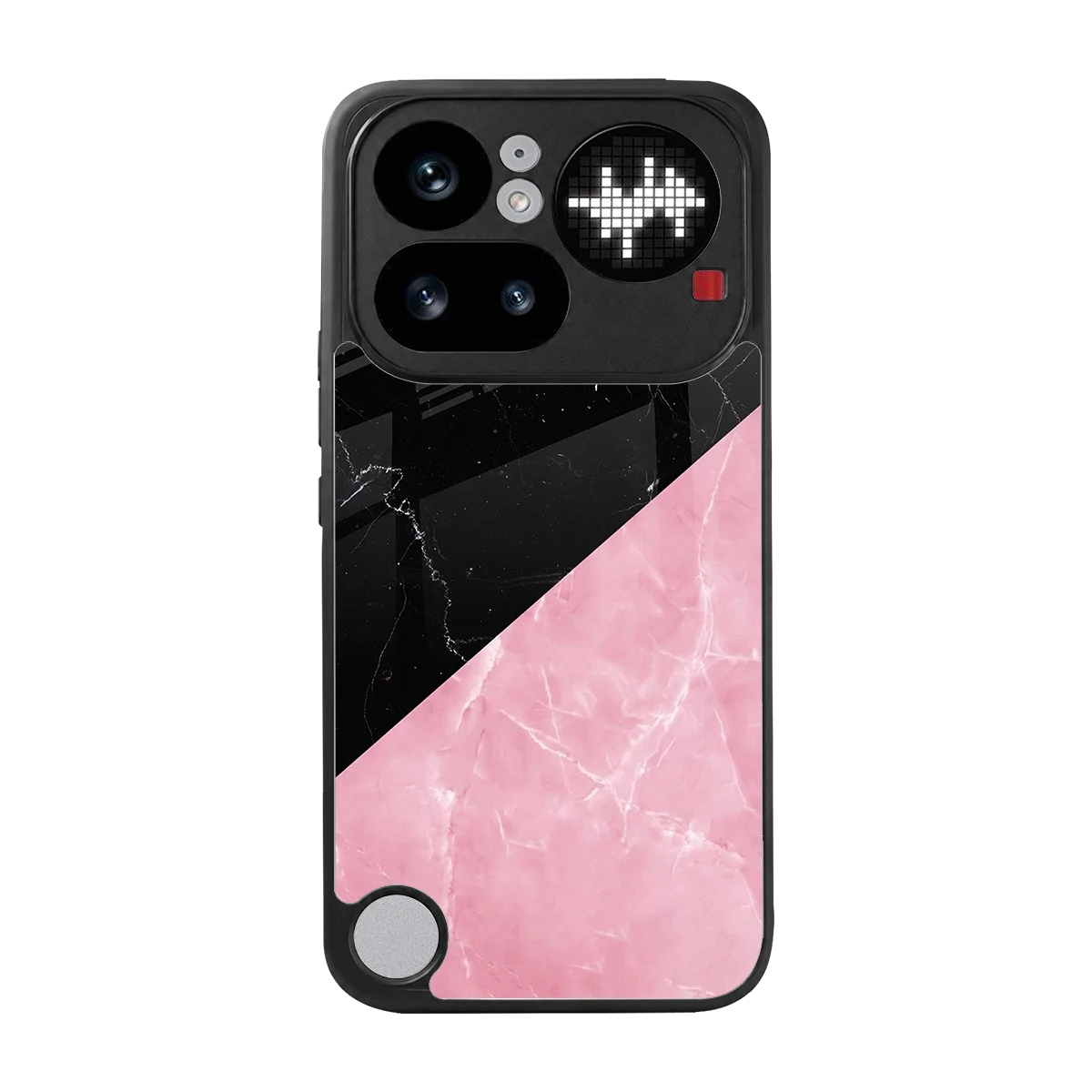 Obsidian Rose back phone cover | glass case for nothing phone 4a pro