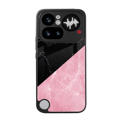 Obsidian Rose back phone cover | glass case for nothing phone 4a pro