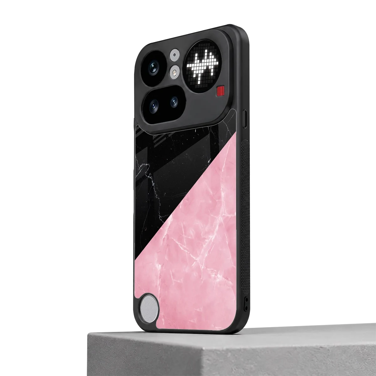 Obsidian Rose nothing phone 4a pro mobile cover | shockproof glass phone case