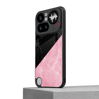 Obsidian Rose nothing phone 4a pro mobile cover | shockproof glass phone case