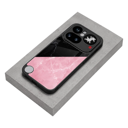 Obsidian Rose stylish phone case for nothing phone 4a pro | glossy glass and slim fit