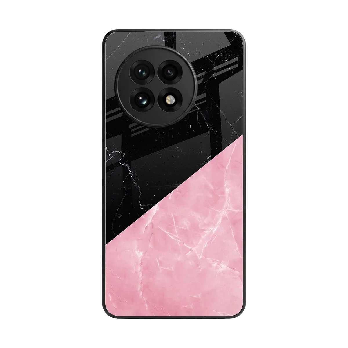 Obsidian Rose back phone cover | glass case for oneplus 13r