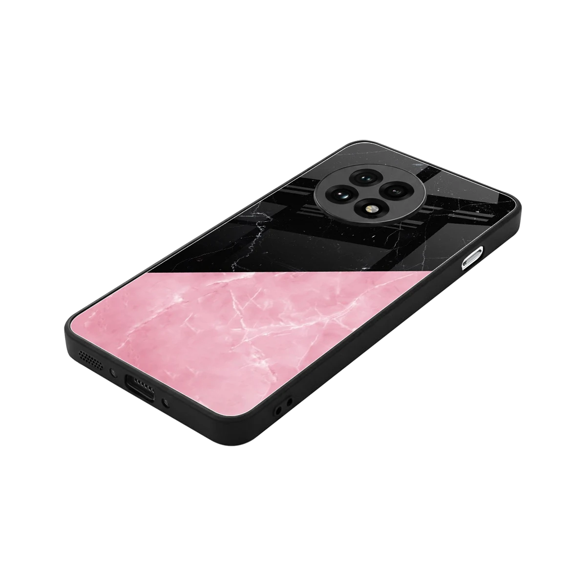 Obsidian Rose stylish phone case for oneplus 13r | glossy glass and slim fit